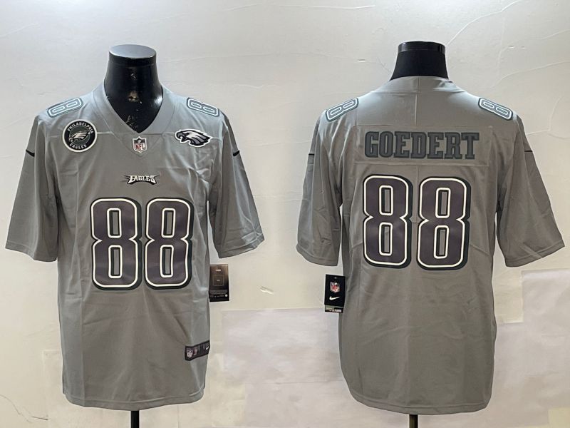 Men Philadelphia Eagles #88 Goedert Grey 2025 Nike Vapor Limited NFL Jersey style 210->philadelphia eagles->NFL Jersey